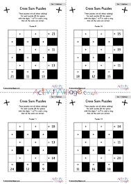 We are sharing photo with all answers and all last answer . Cross Sums Adding Set 1