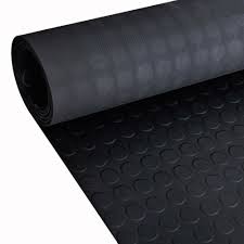 Stud Penny Coin Rubber Flooring Matting For Garage Van Car Roll Mat Rubber Garage Flooring Rubber Flooring Flooring