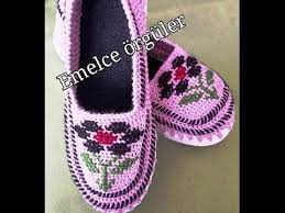 Islemeli Patik Modeli Yapilisi Turkce Anlatimli Videolu Kece Tabanli Emelce Patik Modelleri 2018 Cesitlerinden Olan Ve Insallah Bitir Patikler Orgu Ayakkabilar