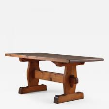 Vintage porcelain enamel top kitchen table w pullout side leafs drawer. Swedish Coffee Table In Pine 1930s