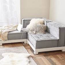 You Know That Empty Corner In Your Room Turn It Into A Mini Lounge All You Need Is Our Cushy Lounge Sectiona Small Couch Bedroom Couch Small Couch In Bedroom