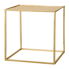 It is also a nice stand as printer stand. Buy Bloomingville Cube Side Table Gold Amara