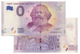 The european central bank (ecb) is the central bank of the 19 european union countries which have adopted the euro. Trier Karl Marx 1818 2018 2018 1 Null Euro Souvenirschein 0 Euro Schein Ebay