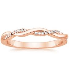 Designed to accommodate center diamonds larger than 2 carats. Rose Gold Wedding Bands Brilliant Earth