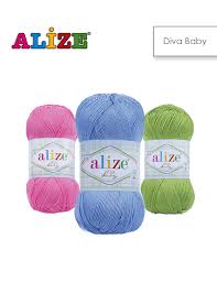 Alize Diva Baby El Orgu Iplikleri Alize Alize Yun Iplikleri Orgu Bebekler Icin Orgu
