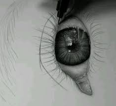 Karakalem Adim Adim Goz Cizimleri Gercekci Ve Renkli Guzel Sozler Cizim Cizimler Cizilecek Seyler