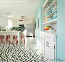 painted tile floor stencils for
