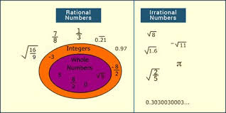Image Result For Rational And Irrational Number Chart