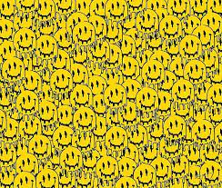 Dripping Smiley Face Pattern By Ten17 Redbubble Drip Smiley Face Wallpaper Face Aesthetic Smiley Face