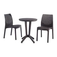 Keter 3 Piece Bistro Set Ii Bistro Set Outdoor Bistro Set Patio Dining Set