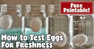 How To Test Eggs For Freshness My Fearless Kitchen