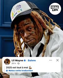 🟢 Le retour de la légende • Lil Wayne Via sa page #Facebook « 2025 est  tout à moi 💪🏿 » 🔥