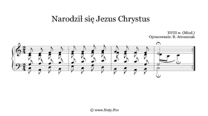 Narodzil Sie Jezus Chrystus Nuty Tekst Pdf Organy Pianino