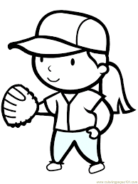How to download and print the free sports coloring pages all of the sports coloring printables have been optimized for easy printing. Softball Coloring Page For Kids Free Summer Sports Printable Coloring Pages Online For Kids Coloringpages101 Com Coloring Pages For Kids