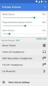 Precise volume safely hooks into your device's audio system to give you more volume control options! Precise Volume Te Permitira Ser El Amo De Tus Ajustes De Volumen Androidtr
