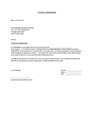 We did not find results for: Undertaking Letter
