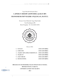 Laporan makalah berguna utk meyakinkan pembaca bahwa topik yang sedang dibahas dilengkapi dengan penalaran logis dan pengoraganisasian yang sistematis yang memang perlu diketahui dan diperhatikan. Laporan Observasi Pembelajaran Di Sekolah Zuky Iriani Academia Edu