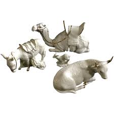 Italian nativity set creche animal figurine donkey set. Lenox Christmas Classic Nativity Collection The Animals Porcelain Gumgumfuninthesun Ruby Lane