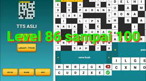 Work on a variety of questions and answer in the empty boxes provided (horizontal made without a level system do hundreds of available tts stop and continue working whenever you want. Kunci Jawaban Game Tts Asli Level 86 87 88 89 90 Sampai 100 Youtube