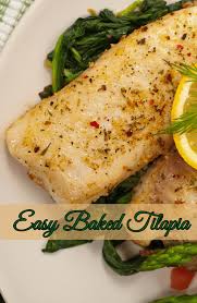 Easy Baked Tilapia Recipe Baked Tilapia Tilapia Recipes Easy Tilapia Recipes Healthy