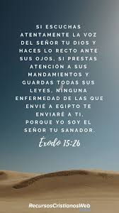 Versiculos Biblicos De Sanidad Exodo 15 26 Citas Biblicas Frases Dios Versiculos Biblicos Citas Sobre Dios