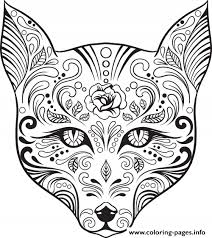 Parents may receive compensation when you click through and purchase from links contained on this website. Advanced Cat Sugar Skull Coloring Pages Printable