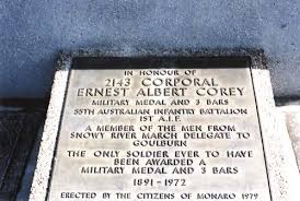 Ernest Albert Corey Memorial Plaque and Diorama