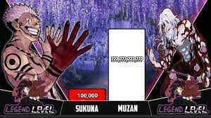Sukuna VS Muzan Power Levels - YouTube