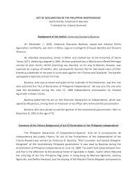 After 333 years of spanish rule, our forefathers were finally able to embrace sovereignty and celebrate a culture that is truly ours. Rhist Act Of The Declaration Of The Philippine Independence Filipino Grievances Against Governor Studocu