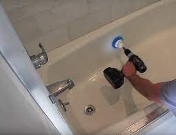 Homemade bathroom drilling featuring amateur,hardcore,blowjob,pov,sucking,doggy style. Genius Homemade Bathtub Cleaner With A Drill Bob Vila