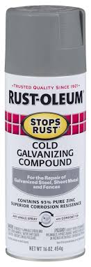 Rust Oleum 7785830 16 Ounce Gray Galvanizing Compound Spray Paint At Sutherlands