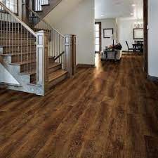 Home Decorators Collection 7 In X 48 In Hand Scraped Rustic Hickory Vinyl Plank Flooring 28 Sq Ft Vinyl Flooring Vinyl Plank Flooring Luxury Vinyl Tile