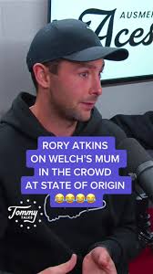 Rory the Rat Atkins sat next to Christians mother during State of Origin  last year and he reckons she’s one of the most passionate he has seen 👏🏼  🤣 #nrl #stateoforigin #qld #tommytalks #roryatkins ...