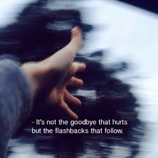 I really appreciate for your. It S Not The Goodbye That Hurts But The Flashbacks That Follow Flashbacks Meme On Me Me