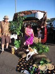 Jungle Decorated Trunk Trunk Or Treat Halloween Treats Trunks
