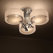 Natsen Led Kristall Deckenleuchte Deckenlampe Designer Wohnzimmer Lampe 3 Flammig Led E27 O Deckenlampe Wohnzimmer Wohnzimmer Leuchte Deckenleuchte Wohnzimmer