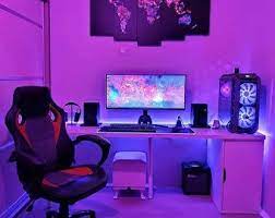 Neon Sign Letters Lights Up Pink Words Neon A Z Usb Etsy Gaming Room Setup Game Room Design Game Room Decor