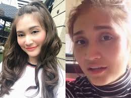 Anda dapat dengan mudah melihat dalam gambar ini betapa layaknya nithya mencari pakaian sederhana ini, yang menyoroti wajahnya yang polos. Natural Beauty 11 Wajah Artis Wanita Malaysia Tanpa Make Up Media Hiburan