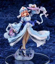 touhou project saigyouji yuyuko 1 8 ques q anime figurines anime figures anime dolls