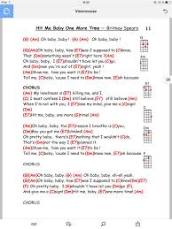 Hit Me Baby One More Time Ukulele Songs Ukelele Chords Ukulele Songs Ukulele Chords Songs