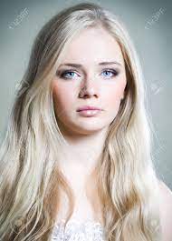 It has a tendency to look yellow and dull, and white. Beautiful Young Girl With Long White Hair And Shiny Skin Stock Photo Picture And Royalty Free Image Image 11673189