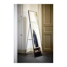Karmsund Floor Mirror Black 15 3 4x65 3 4 Ikea Miroir Sur Pied Plancher Miroir Miroir Ikea
