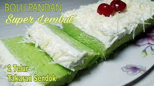 167 resep bolu kukus 2 telur loyang ala rumahan yang mudah dan enak dari komunitas memasak terbesar dunia! Bolu Pandan Super Lembut Dengan 2 Telur Dan Takaran Sendok Cake Lebaran Youtube