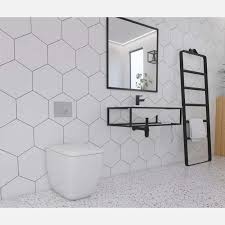 Check out our white mosaic tiles selection for the very best in unique or custom, handmade pieces from our mosaic making shops. Apollo Hexagon White Wall Tiles From Tile Mountain