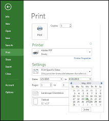 Microsoft Project Print To Pdf Options Explored