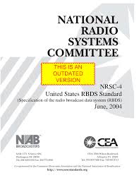 I:\Megan Hayes\US RBDS Standard NRSC.wpd