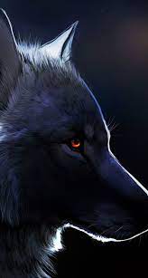 Red Eyed Black Wolf The Iphone Wallpapers Wolf Wallpaper Wolf With Red Eyes Animals