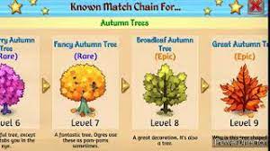 Bushy autumn tree merge dragons : Merge Dragons Zen Event How To Create The Broadleaf Autumn Tree Youtube