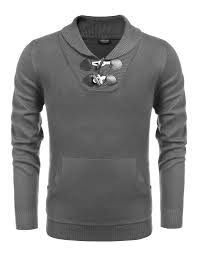 Turtleneck polo collar material : Coofandy Men S Knitted Slim Fit Shawl Collar Sweater Long Sleeve Pullover