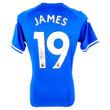 A new official everton crest was designed by the club secretary, theo kelly in 1938. James Rodriguez Autograph Signed Everton Fc Jersey 2021 Firma Stella